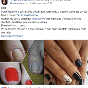 manicure e pedicure curso